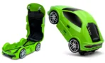 RidaZ KIDS TRAVEL CASE -Green Lamborghini