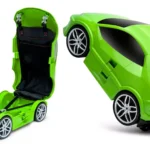 RidaZ KIDS TRAVEL CASE -Green Lamborghini