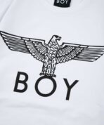 EAGLE BOY LOGO 運動衫 白×黑 XL：圖片 3