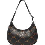 MLB  DIA MONOGRAM PU EMBO L-HOBO BAG NEW YORK YANKEES