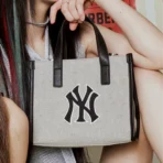 NY大Logo帆布托特包：圖片 2