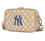 韓國MLB 牛仔風老花斜背包：圖片 3